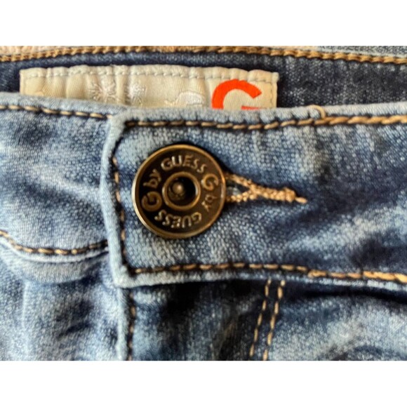 G by Guess Jeans Women Medium Skinny Mid Rise Stretch Blue (W30 L27) - Picture 6 of 9